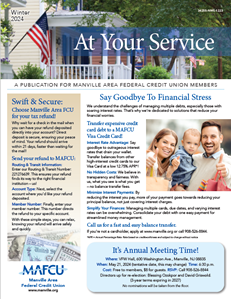 Manville Area FCU Winter Newsletter 2024