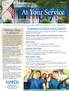 Manville Area FCU Summer Newsletter 2024